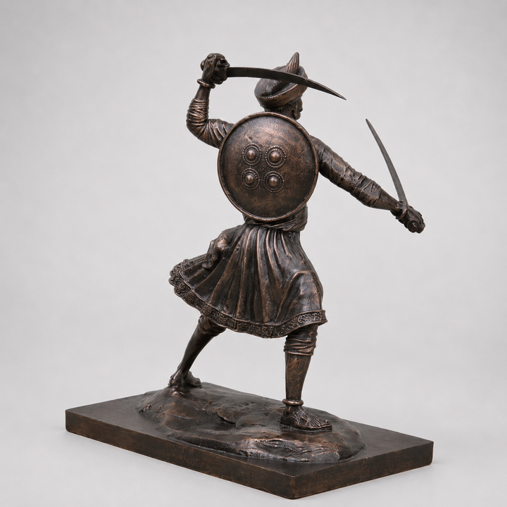 Murarbaji Deshpande Statue (6.5 inch) – Defender of Purandar | Mavle Warrior Collection