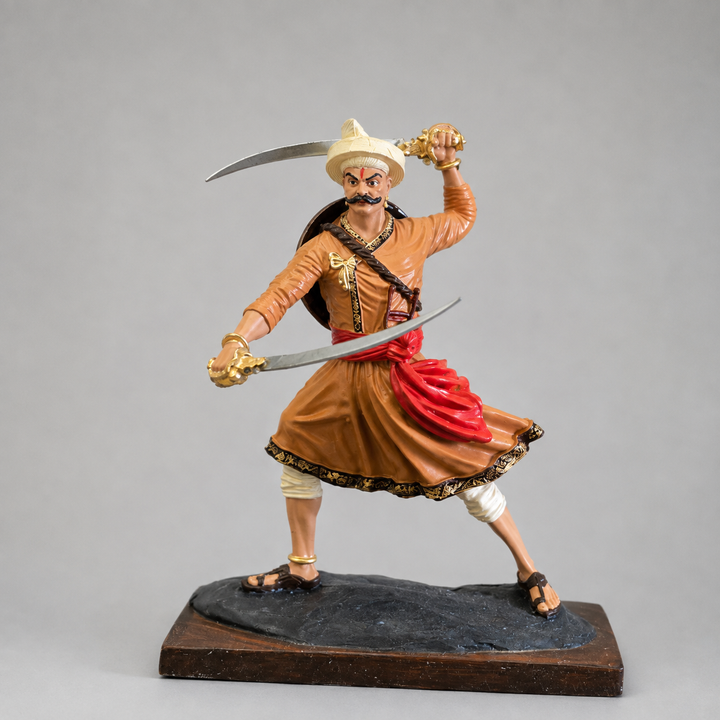 Murarbaji Deshpande Statue (6.5 inch) – Defender of Purandar | Mavle Warrior Collection