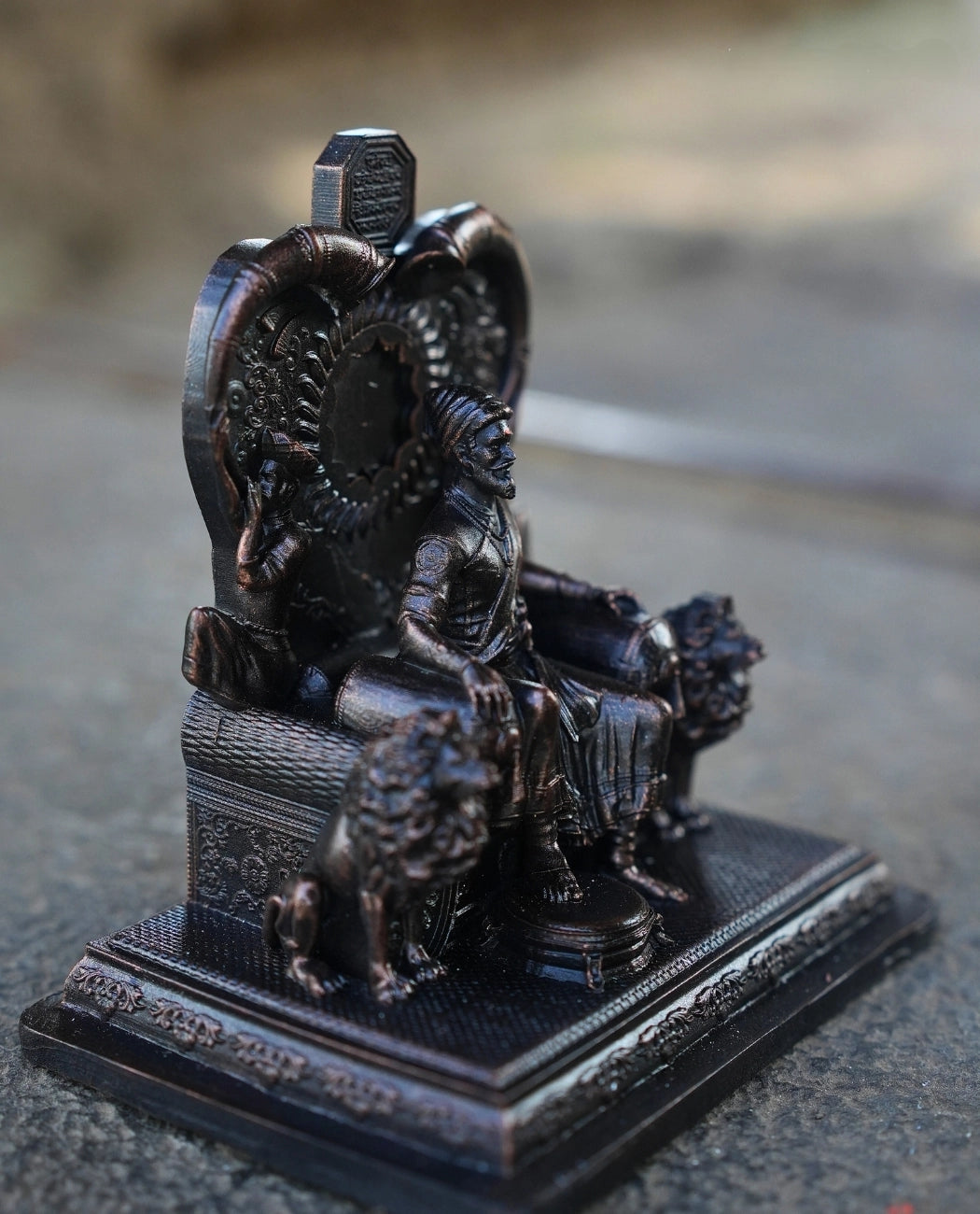 Chatrapati Shivaji Maharaj Tutari Sinhasan (4 inch)