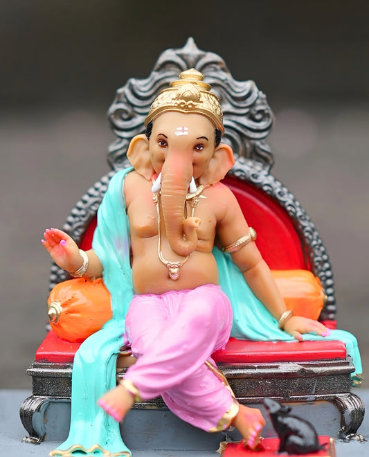 Ganpati Bappa Royal Sofa Idol (4 Inch)