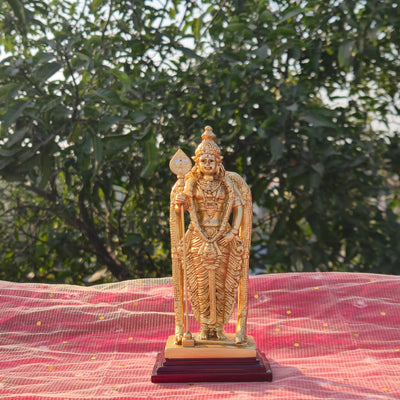 Lord Murugan Idol with Vel (6, 9 & 12 inch) – Kartikeya Murti for Home Mandir