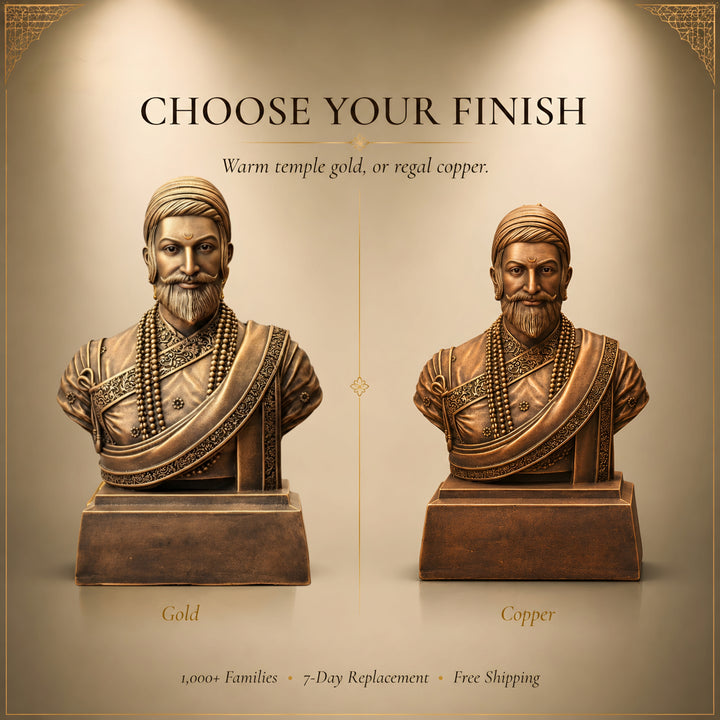 Chhatrapati Shivaji Maharaj half sculpture (10 inch)