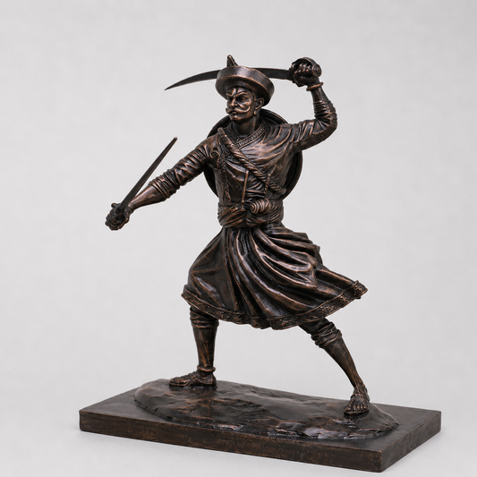 Murarbaji Deshpande Statue (6.5 inch) – Defender of Purandar | Mavle Warrior Collection