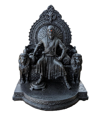 Chhatrapati Shivaji Maharaj Statue Idol Sculpture Showpiece Figurine Murti (4 inch)