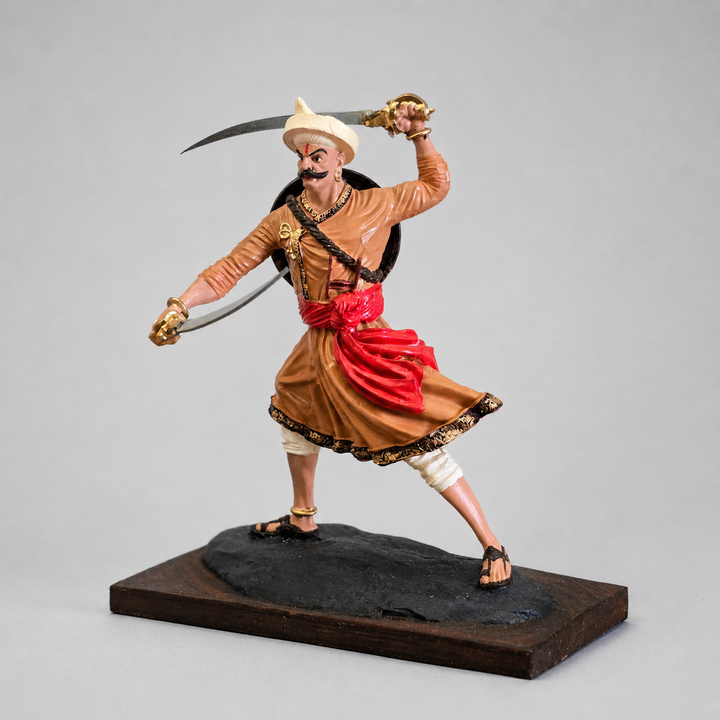 Murarbaji Deshpande Statue (6.5 inch) – Defender of Purandar | Mavle Warrior Collection