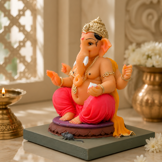 Ganpati Bappa Titwala Statue (4 inch)