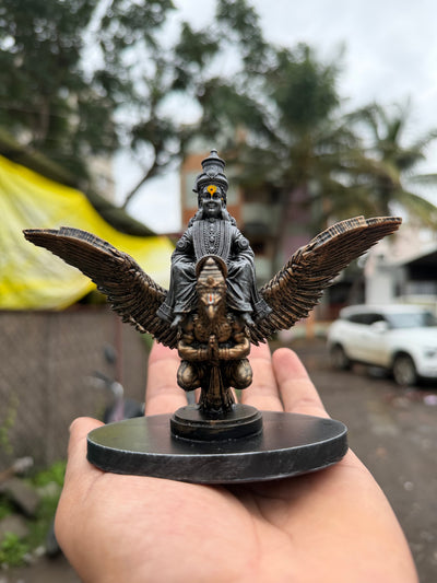 Garud Vitthal Murti – Vitthal with Garuda Idol for Home Mandir & Pooja Room
