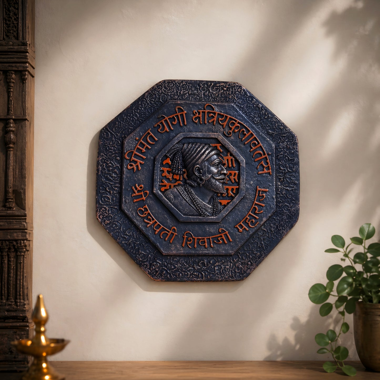 Shree Chhatrapati Shivaji Maharaj RJ Frame (10.5 Inch)