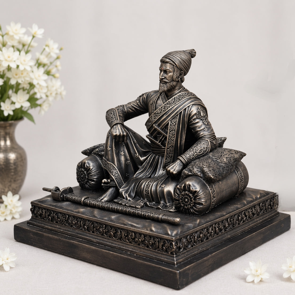 Chhatrapati Shivaji Maharaj on asanasth