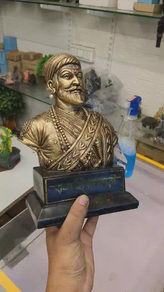 Chhatrapati Shivaji Maharaj Half Sculpture (11 inch)