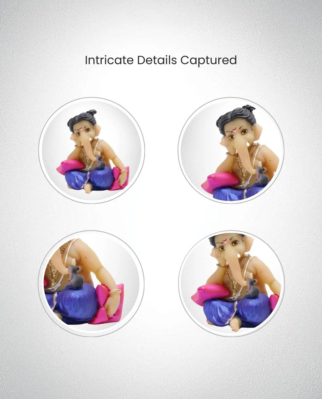 Mushak Ganpati Bappa (3 inch)