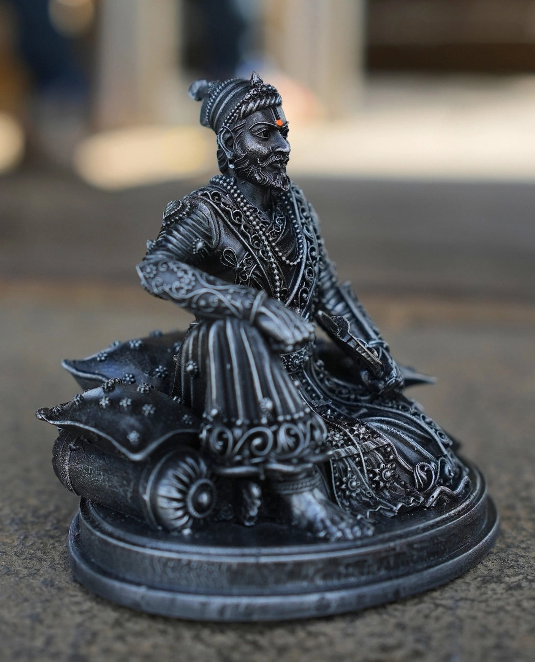 Shree Chhatrapati Sambhaji Maharaj Baithak (4 inch)