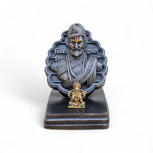 Chhatrapati Sambhaji Maharaj with bappa (4.5 inch)