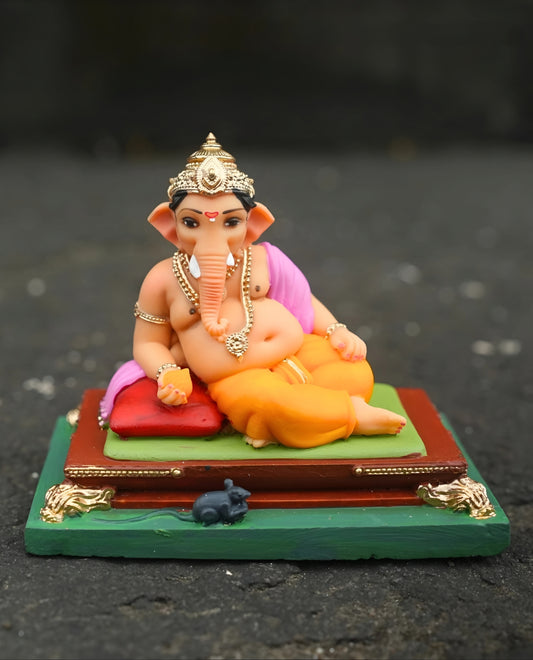 Ganpati Bappa On Pat (4 inch)