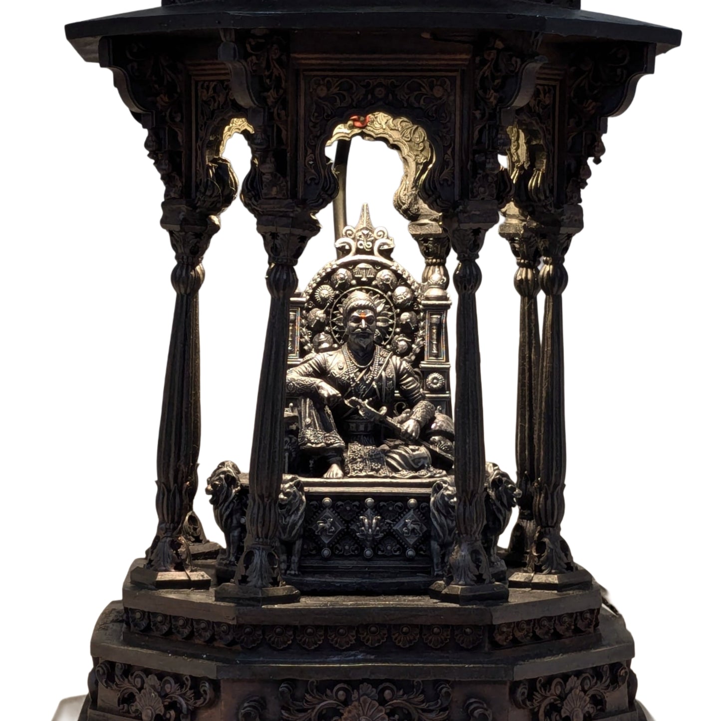Meghdambari Shivaji Maharaj with LED Light