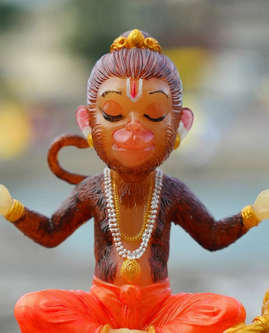 Meditating Bal Hanuman (3.5 inch)