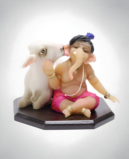 Kamdhenu Ganpati Bappa (3.5 inch)
