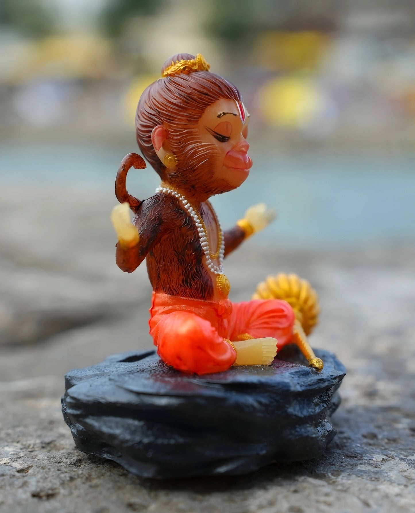 Meditating Bal Hanuman (3.5 inch)