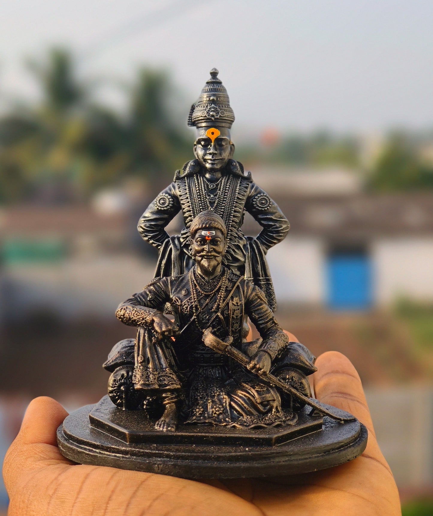 Chhatrapati Shivaji Maharaj with Lord Vitthal – Shraddha Shakti Idol