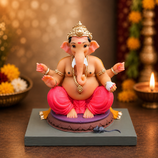 Ganpati Bappa Titwala Statue (4 inch)