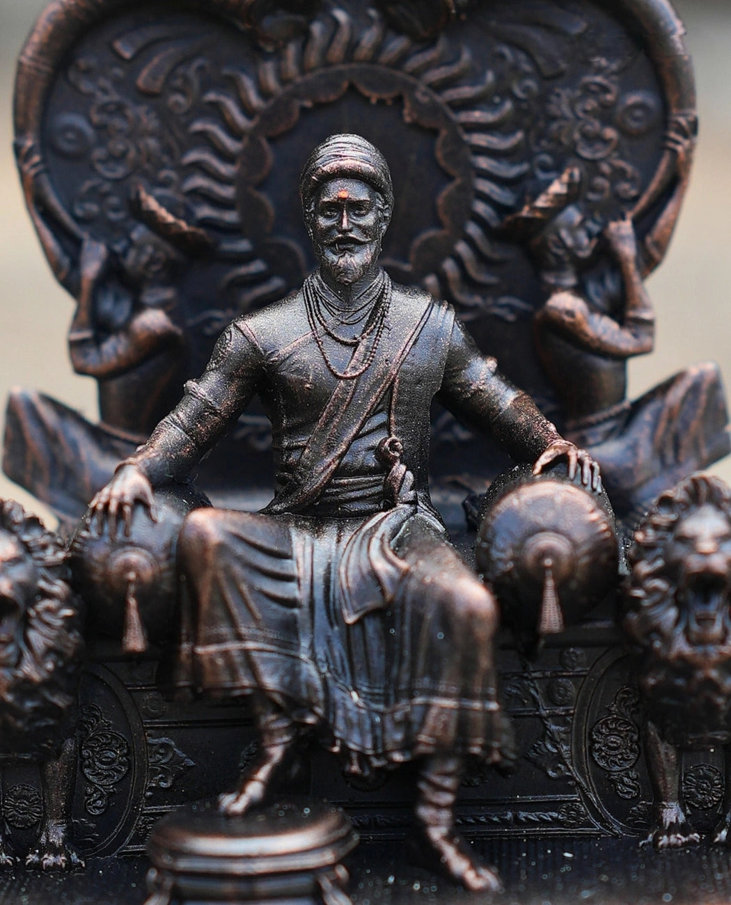 Chatrapati Shivaji Maharaj Tutari Sinhasan (4 inch)