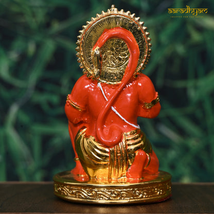 Sinduri Hanumanji idol (Gold plated)