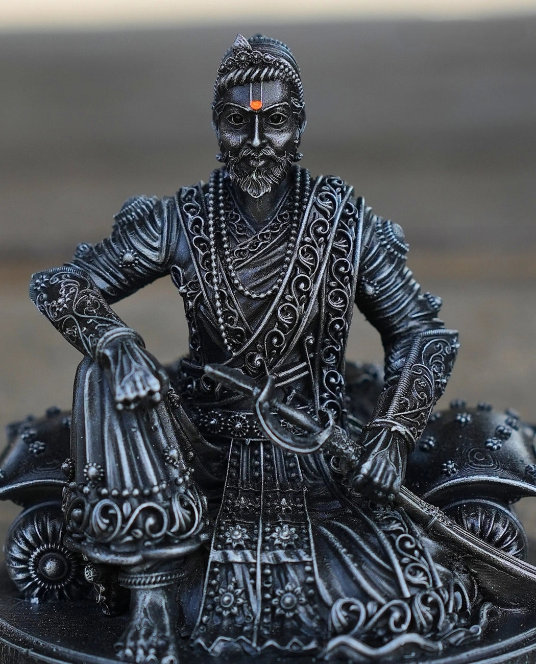 Shree Chhatrapati Sambhaji Maharaj Baithak (4 inch)