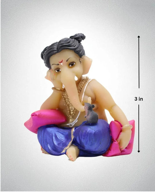 Mushak Ganpati Bappa (3 inch)