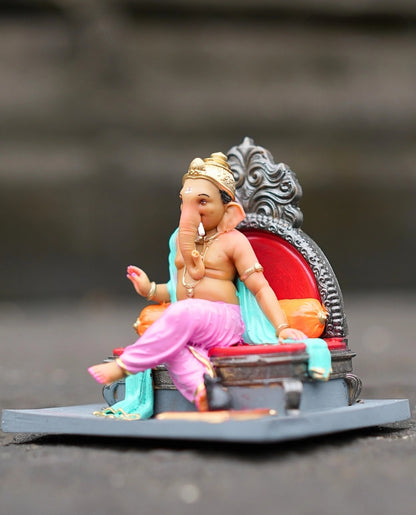 Ganpati Bappa Royal Sofa Idol (4 Inch)