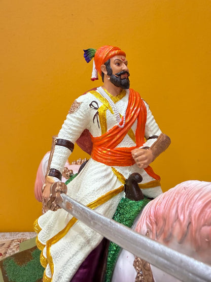 Chhatrapati Shivaji Maharaj ashwarud 13 inch (New Model)