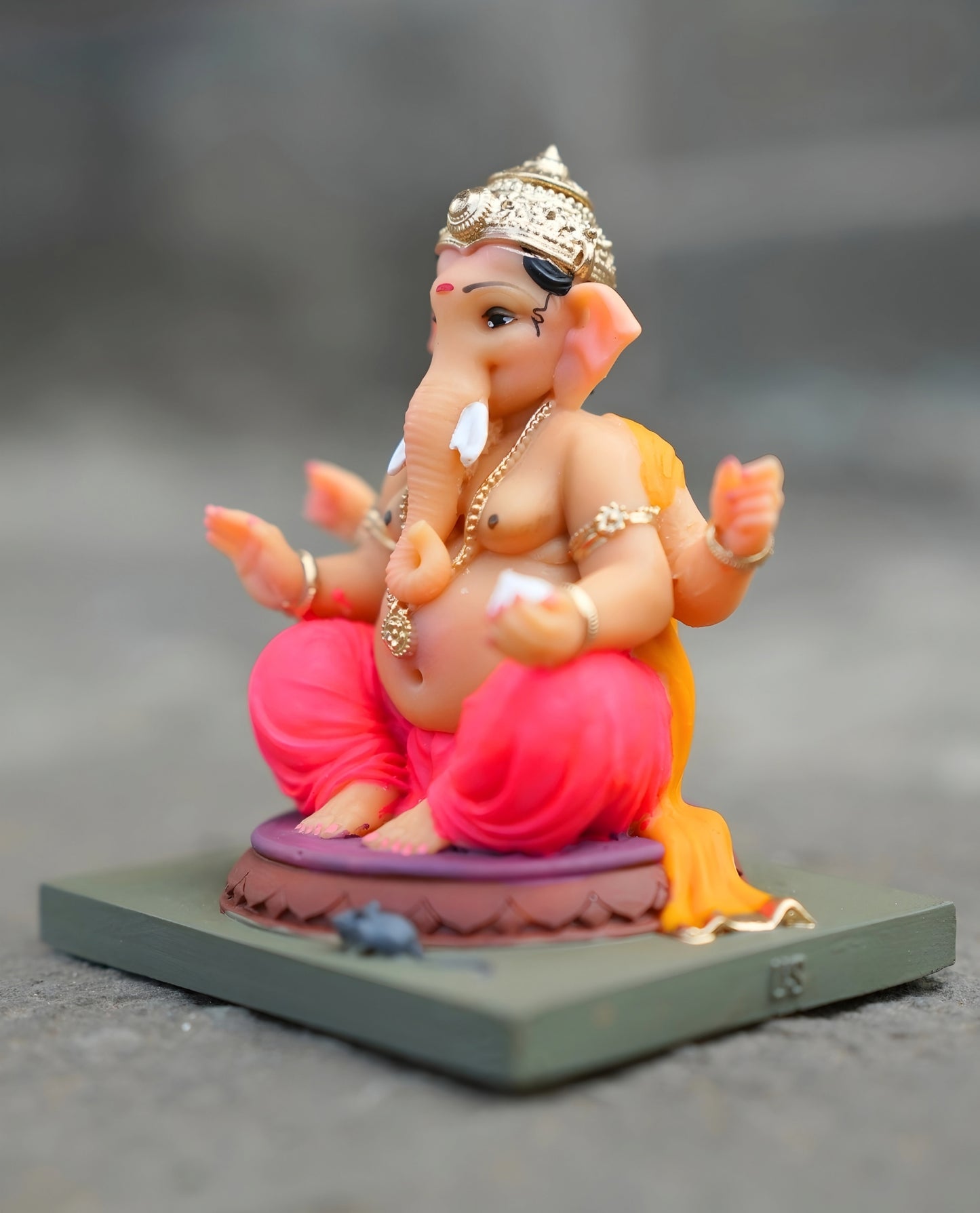 Ganpati Bappa Titwala Statue (4 inch)