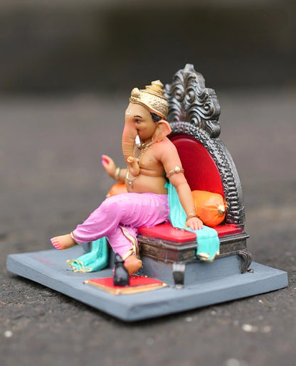 Ganpati Bappa Royal Sofa Idol (4 Inch)