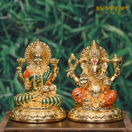 Ganesha Laxmi Idol Set
