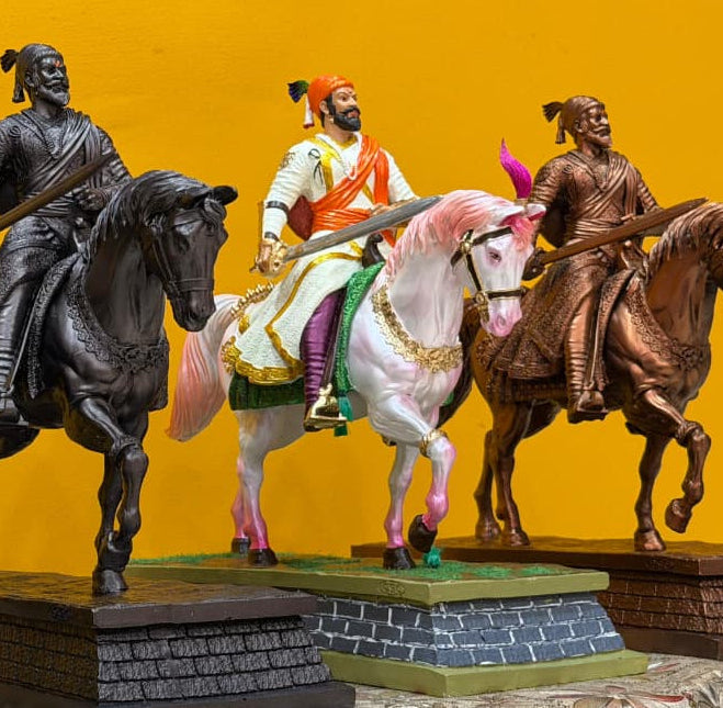 Chhatrapati Shivaji Maharaj ashwarud 13 inch (New Model)