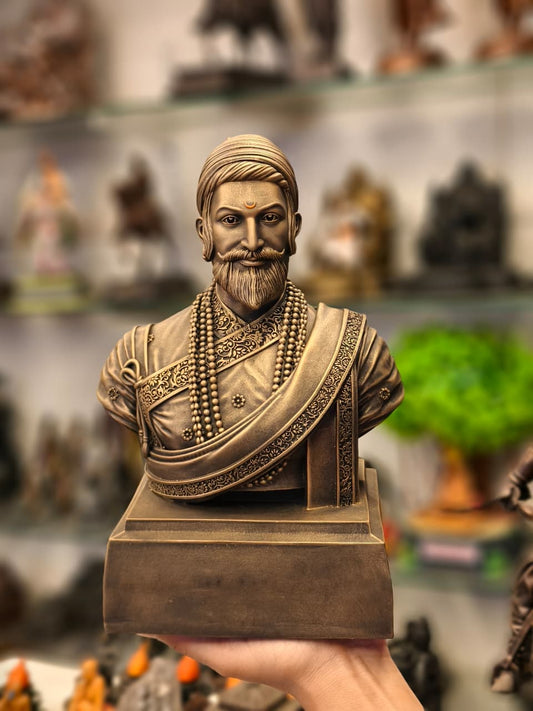 Chhatrapati Shivaji Maharaj half sculpture (10 inch)